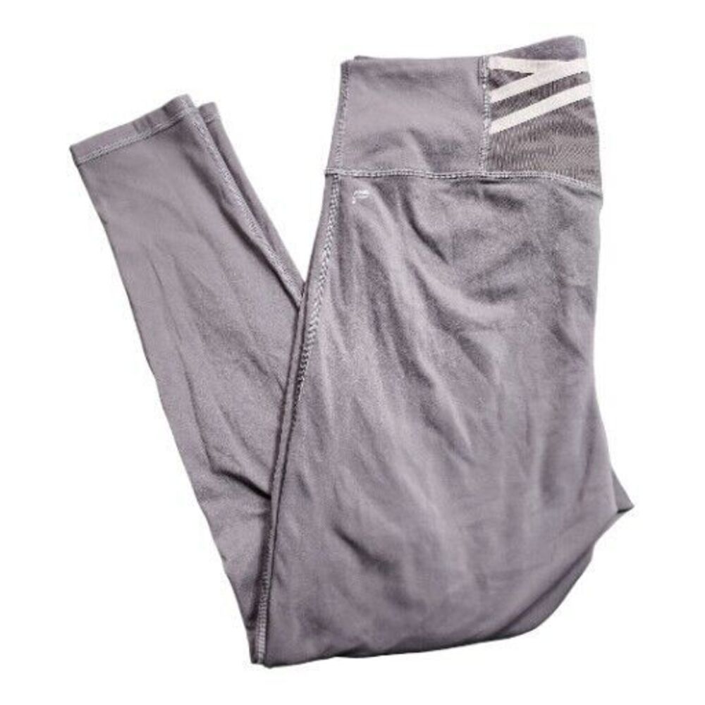 Fabletics Trinity High-Waisted Legging Sz  1X  back pocket gray‎ Color